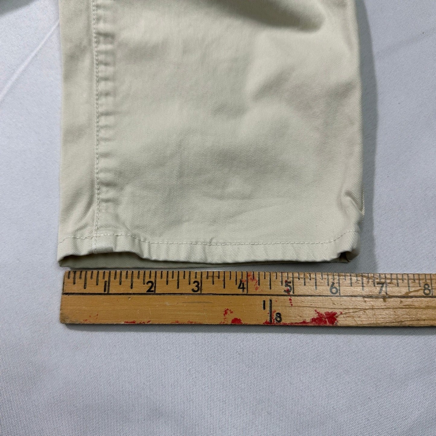 Brooks Brothers Chino Pants 36x32 Cream Khaki Cargo Style Cotton Men