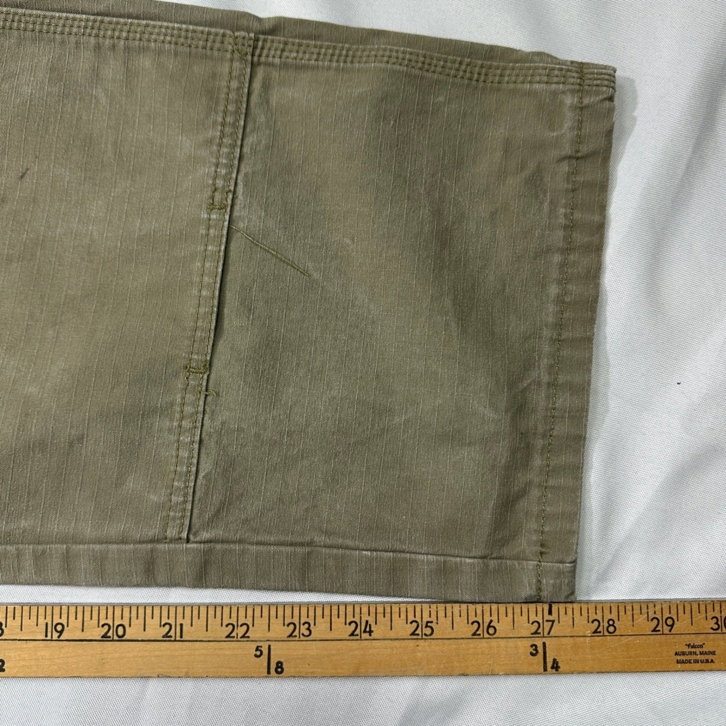 Wrangler Riggs Workwear Cargo Pants Mens 40x30 Green Utility Ripstop Rugged