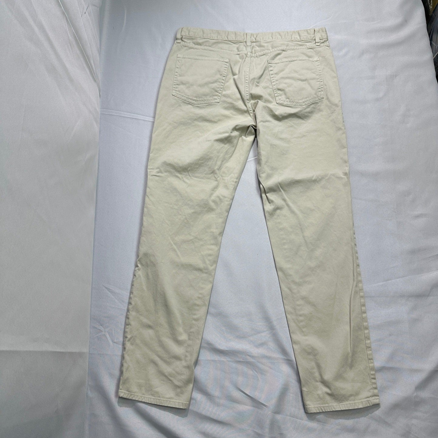 Brooks Brothers Chino Pants 36x32 Cream Khaki Cargo Style Cotton Men