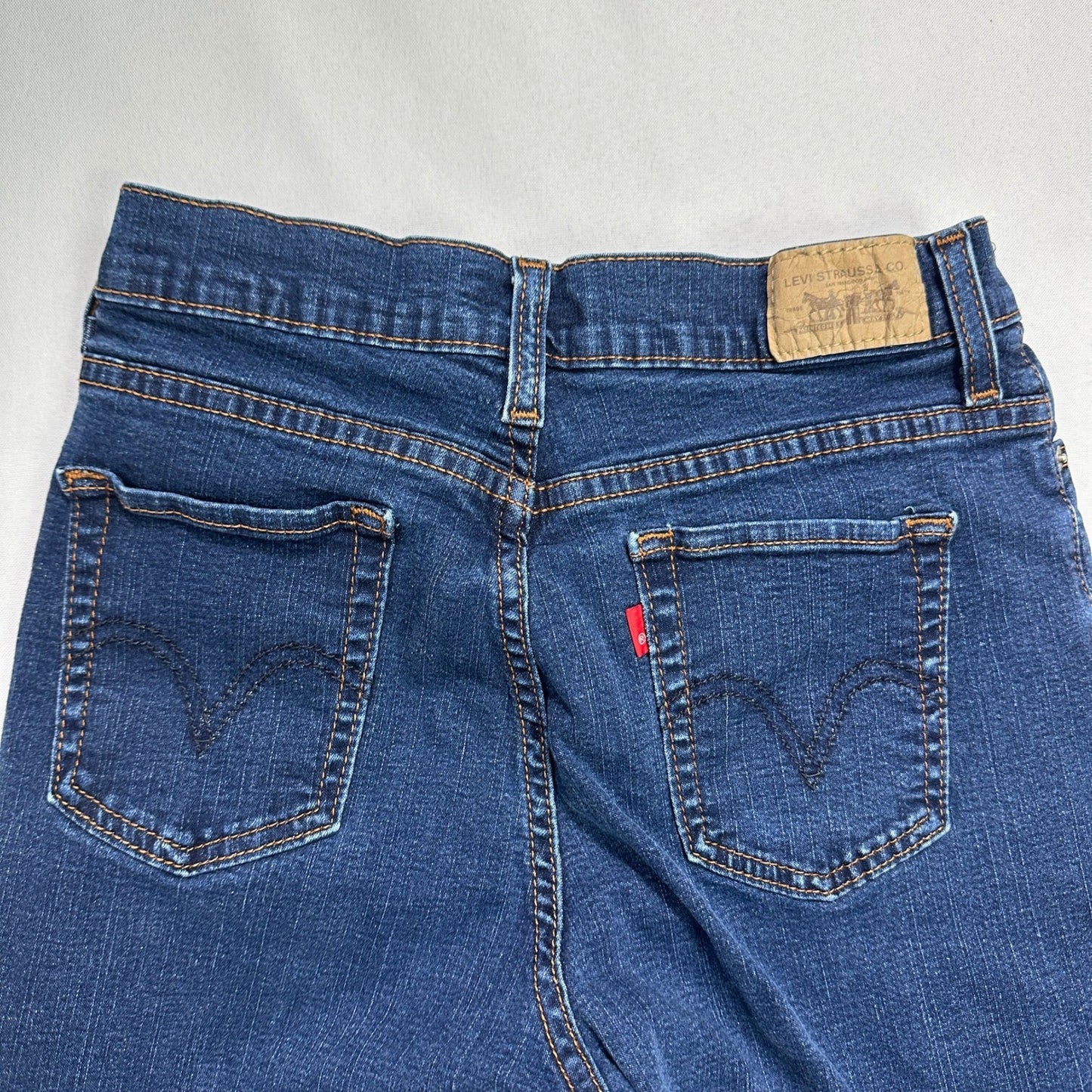 Vintage Levi's 512 Bootcut Jeans Womens 6M Dark Blue Baggy Y2K Retro Denim