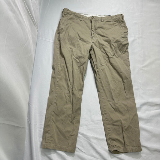 Polo Ralph Lauren Classic Fit Chino Mens 38x34 Khaki Tan Cotton Twill Pants