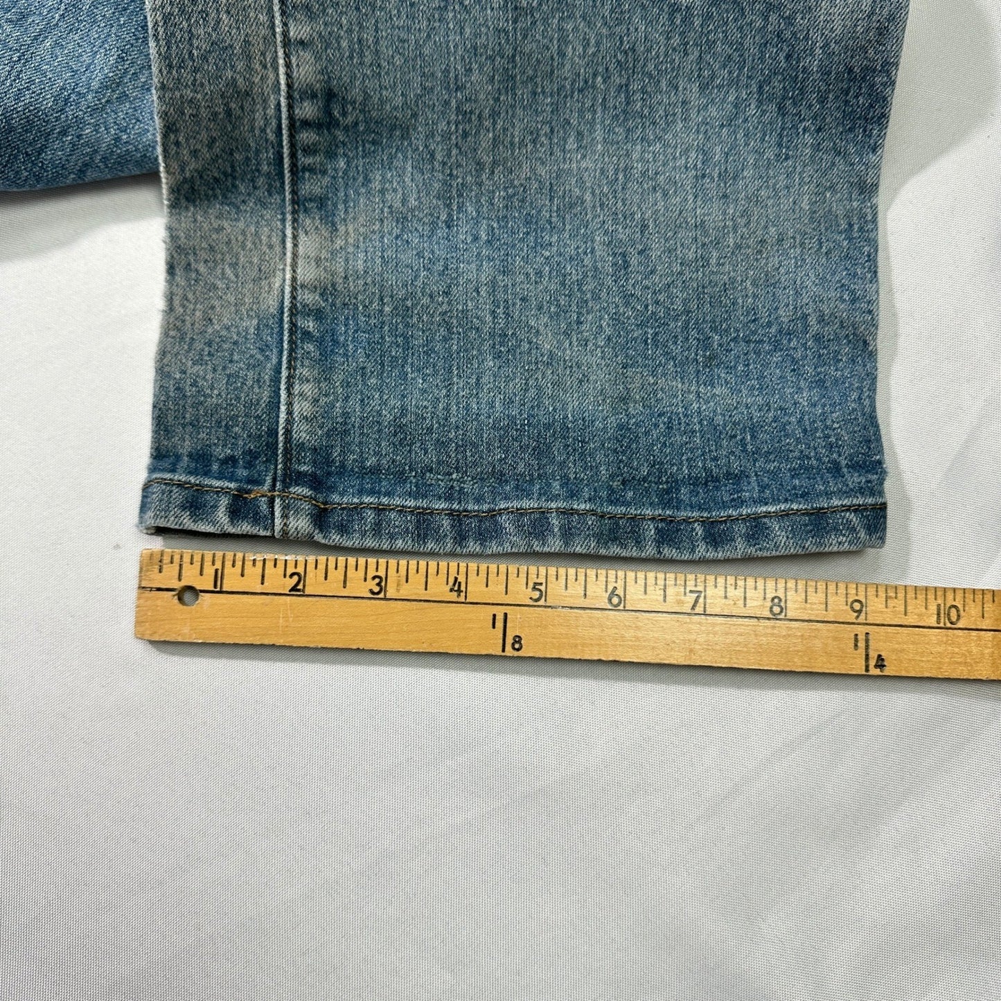 Ariat Rebar M4 Relaxed Boot Jeans Mens 34x30 Blue Distressed Workwear Rugged