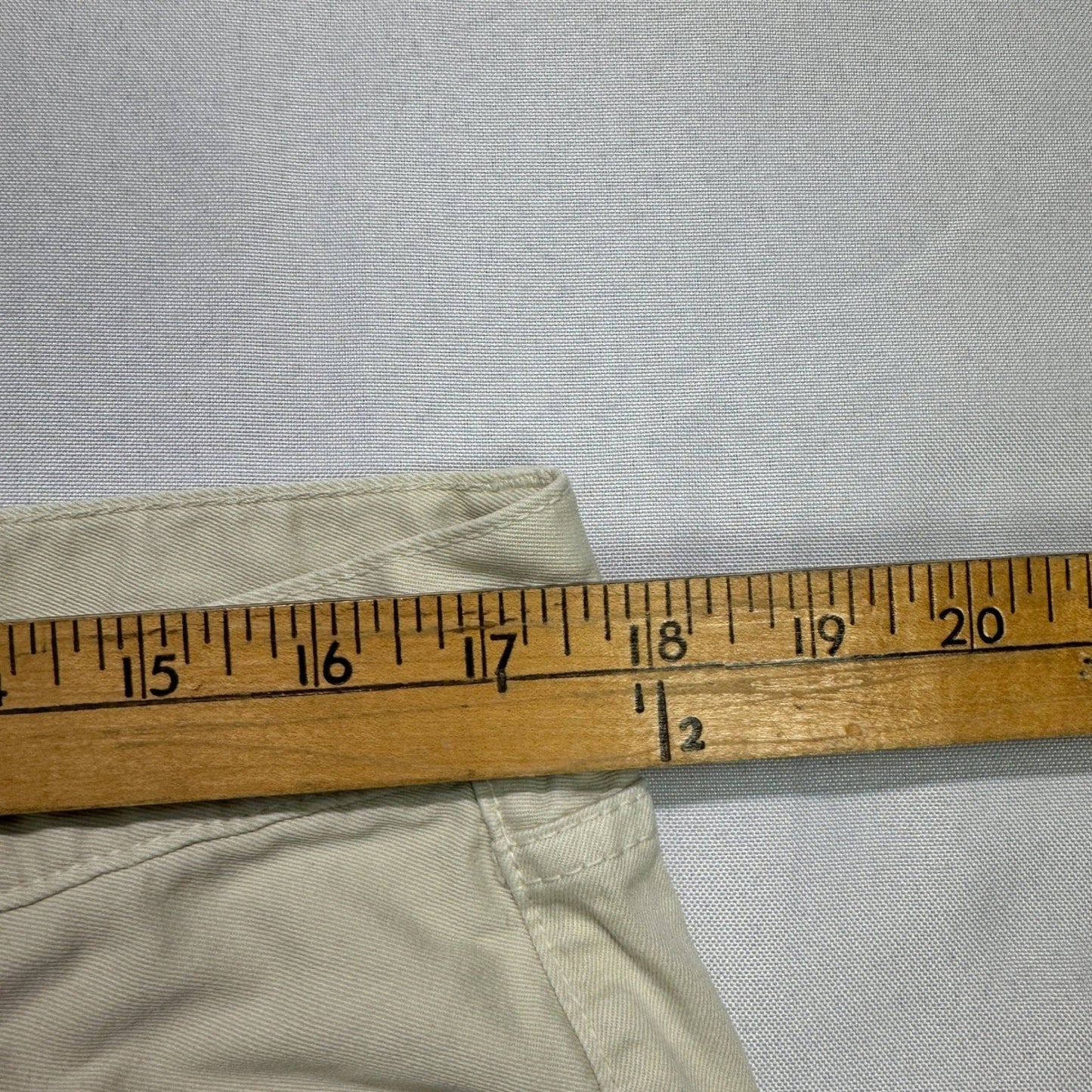 Brooks Brothers Chino Pants 36x32 Cream Khaki Cargo Style Cotton Men