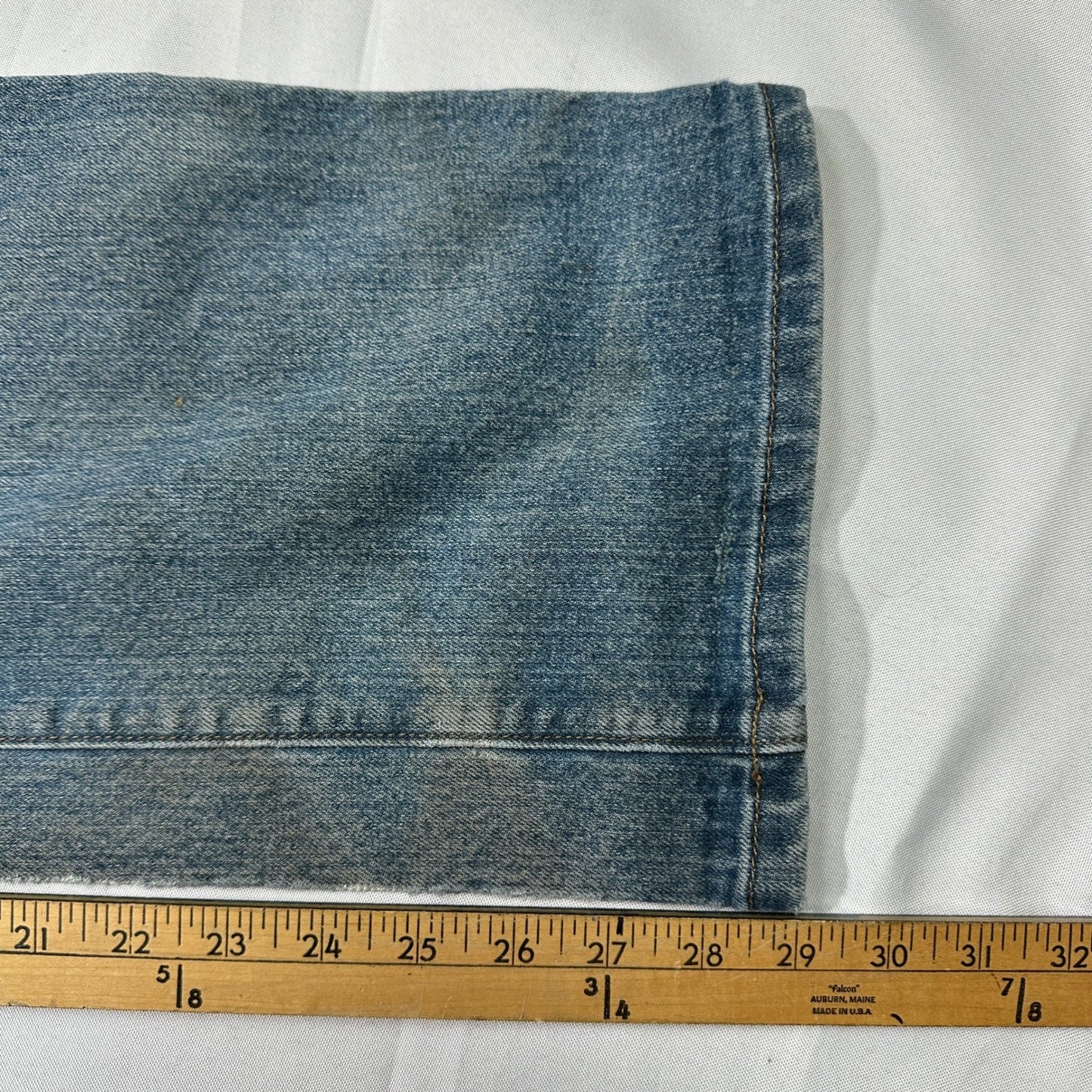 Ariat Rebar M4 Relaxed Boot Jeans Mens 34x30 Blue Distressed Workwear Rugged