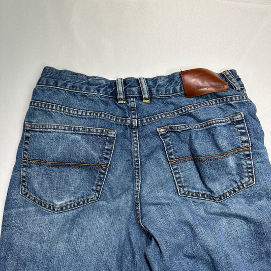 Tommy Bahama Mens 34x30 Classic Fit Straight Leg Jeans Medium Wash Denim Blue
