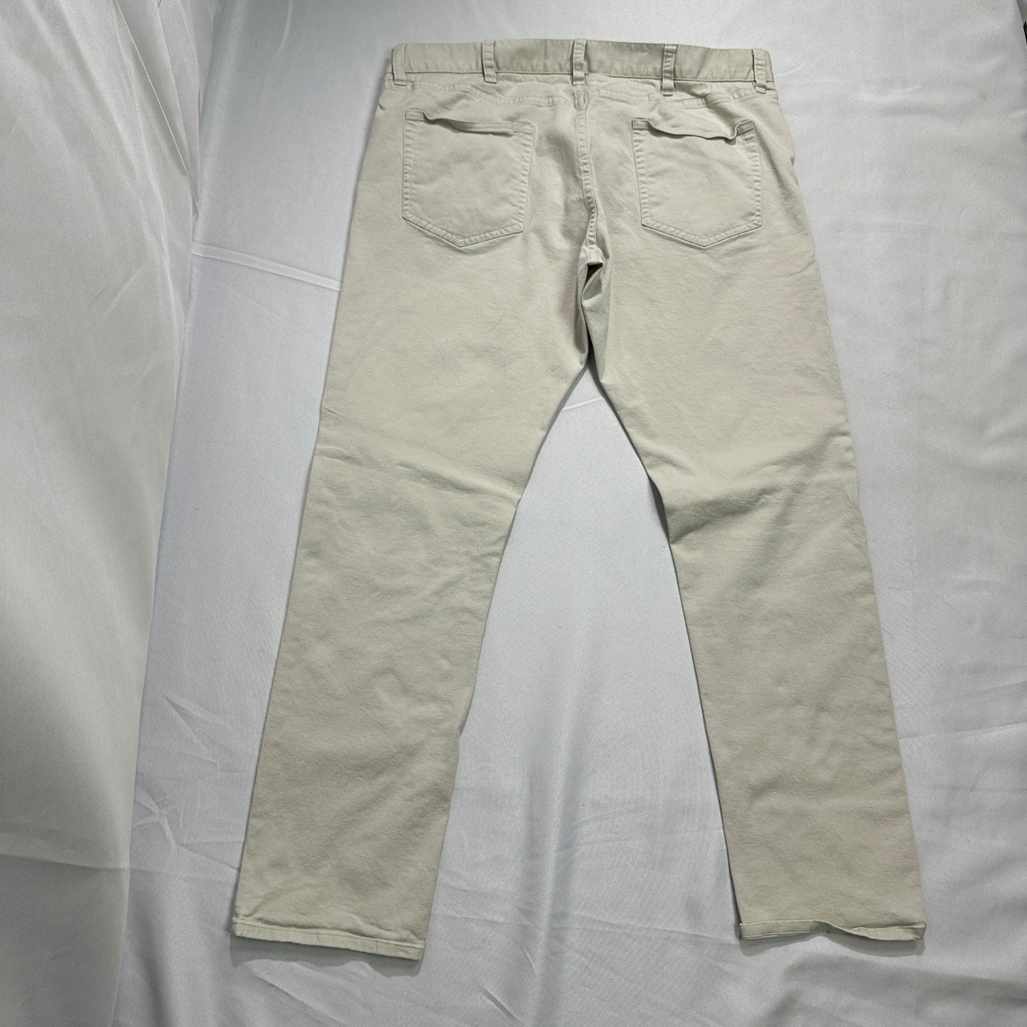 Brooks Brothers Chino Pants 38x32 Stone Khaki Stretch Cotton Cargo Style