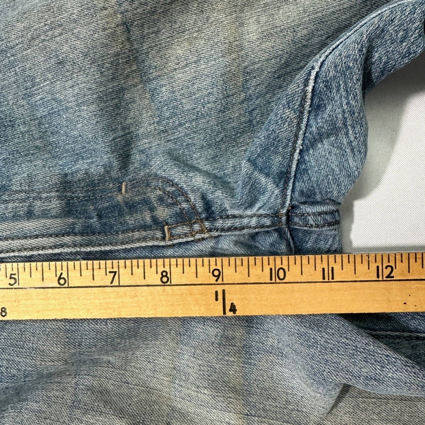 Ariat Rebar M4 Relaxed Boot Jeans Mens 34x30 Blue Distressed Workwear Rugged