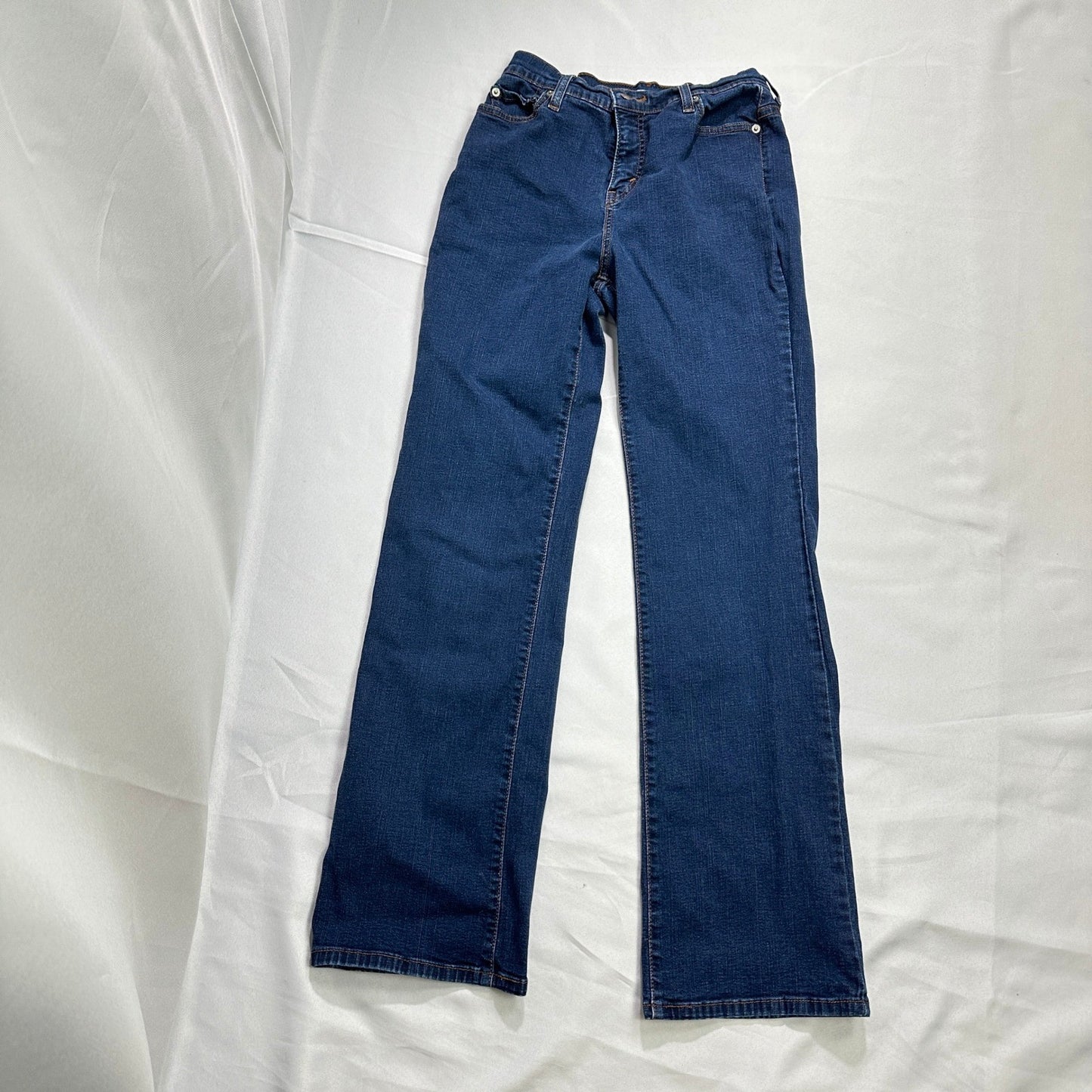 Vintage Levi's 512 Bootcut Jeans Womens 6M Dark Blue Baggy Y2K Retro Denim